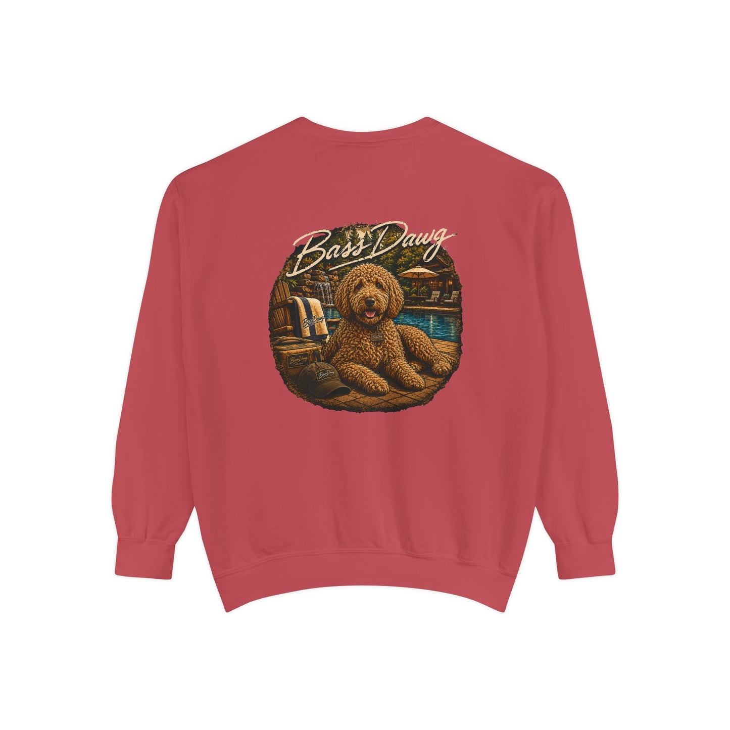 Color: Crimson | The Dawg Collection - Goldendoodle Crewneck - Crimson