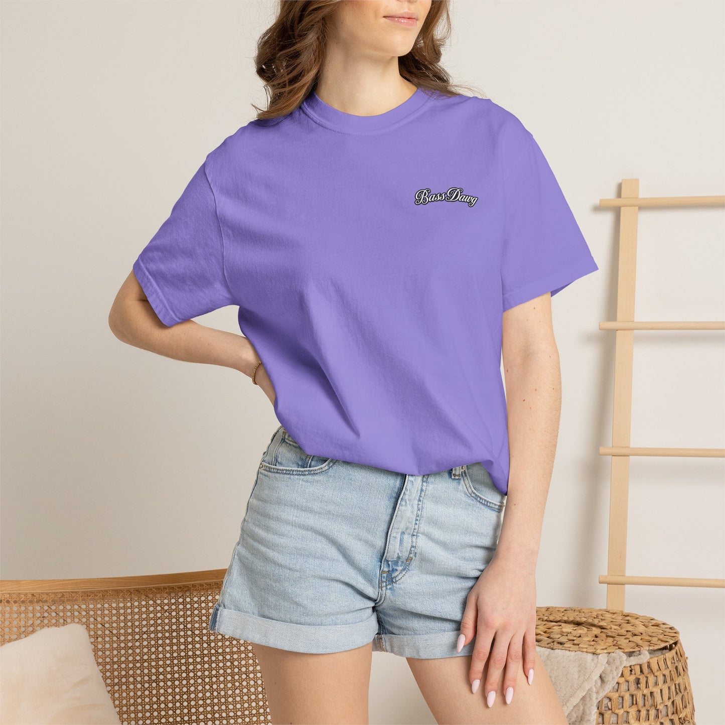 Color: Violet | BassDawg Everyday Tee - Violet