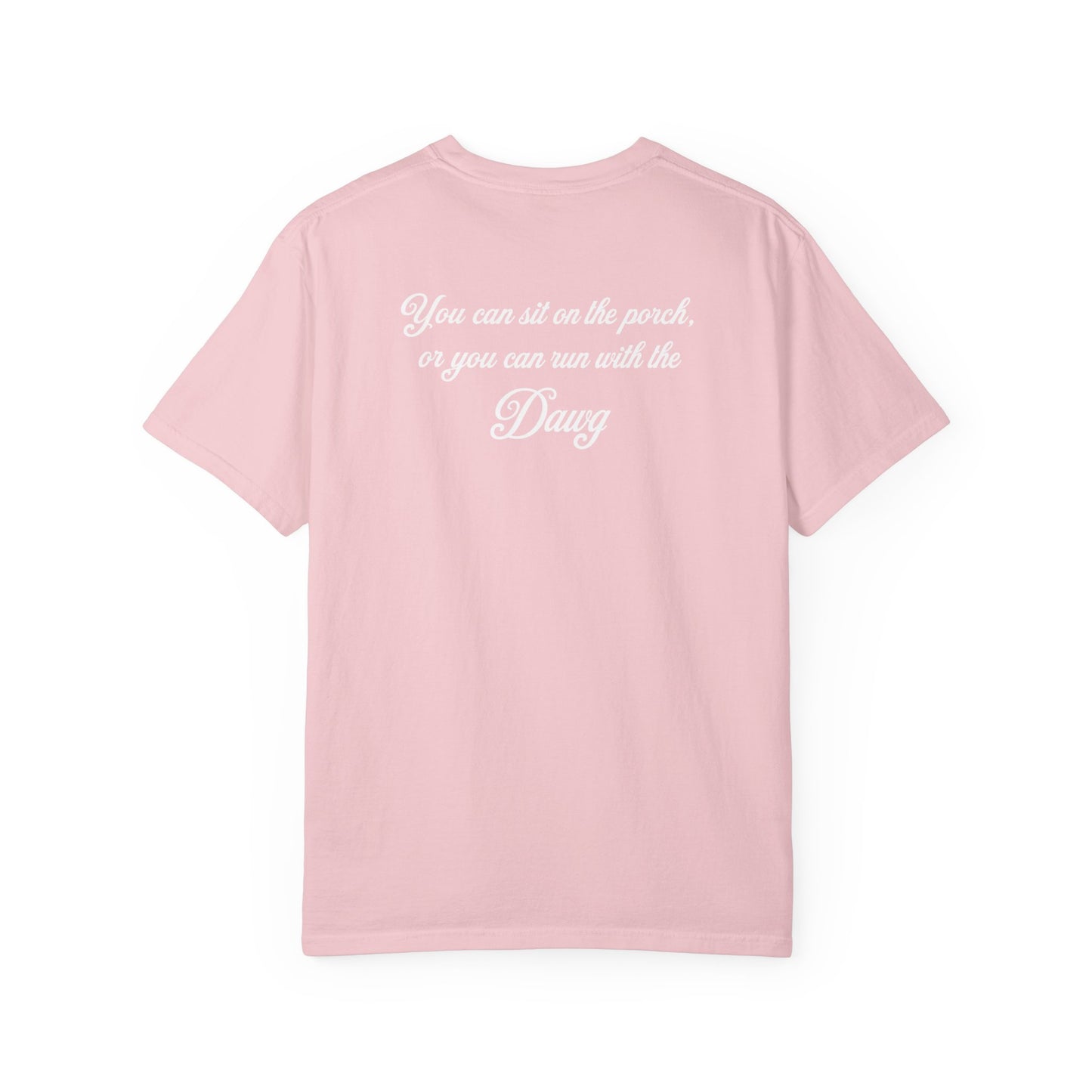 Color: Blossom | BassDawg Off the Porch Tee - White Outline - Blossom