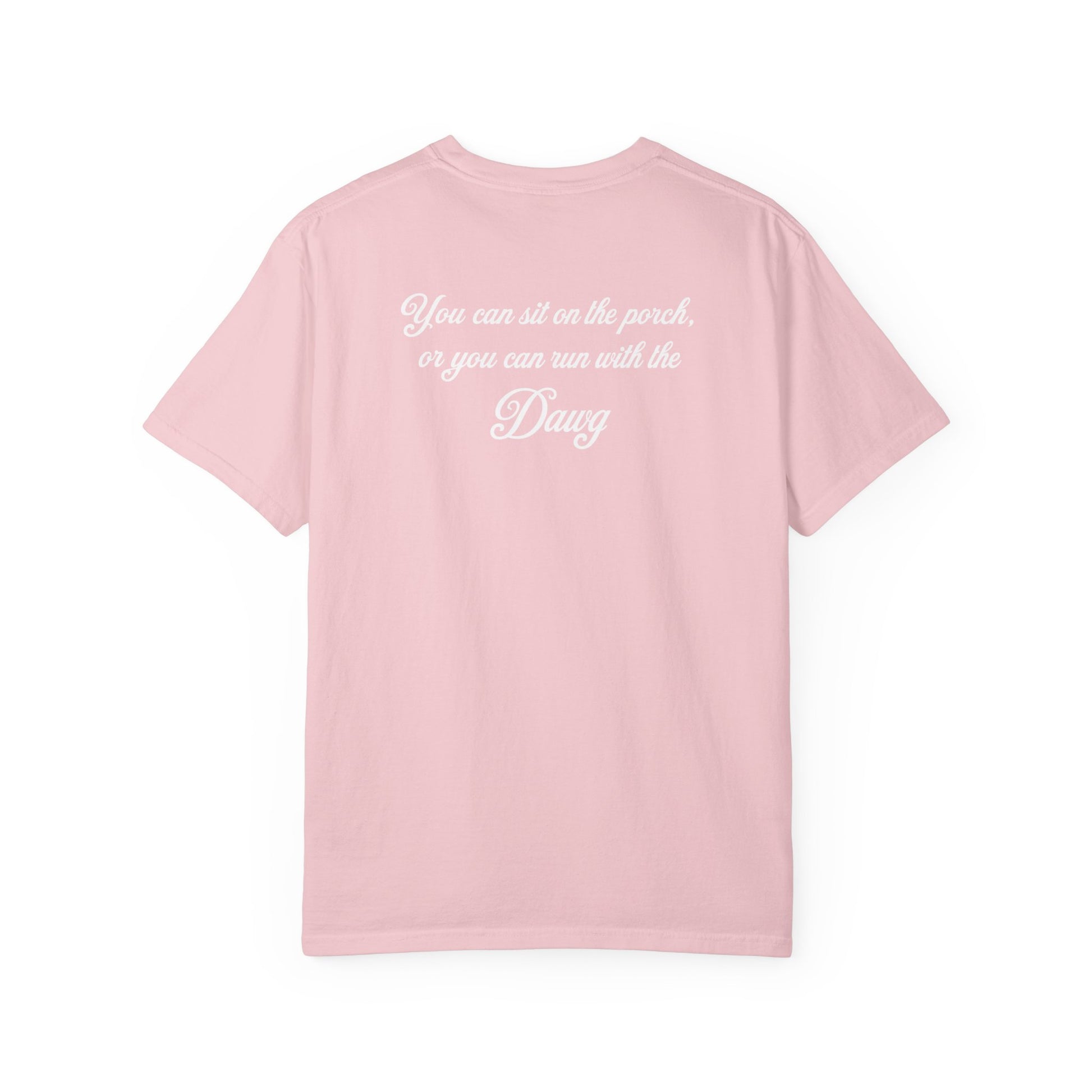 Color: Blossom | BassDawg Off the Porch Tee - White Outline - Blossom