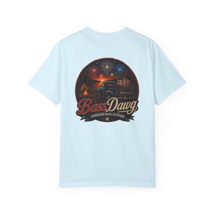 Color: Chambray | BassDawg America's Brand Tee - American Made Attitude - Chambray