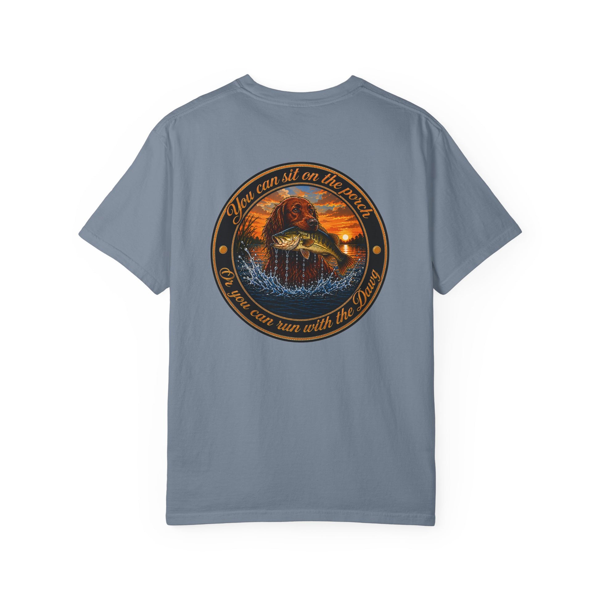 Color: Blue Jean | BassDawg Backroad Tee - Original - Blue Jean
