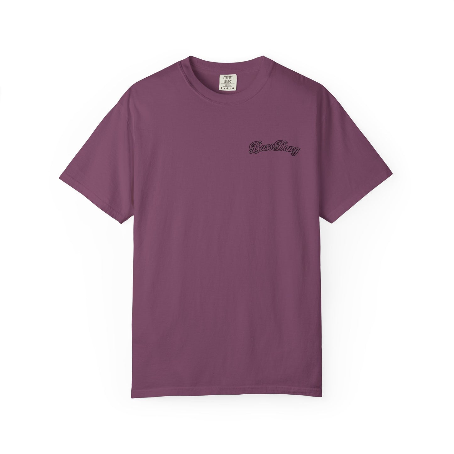 Color: Berry | BassDawg Off the Porch Tee - Natural Outline - Berry