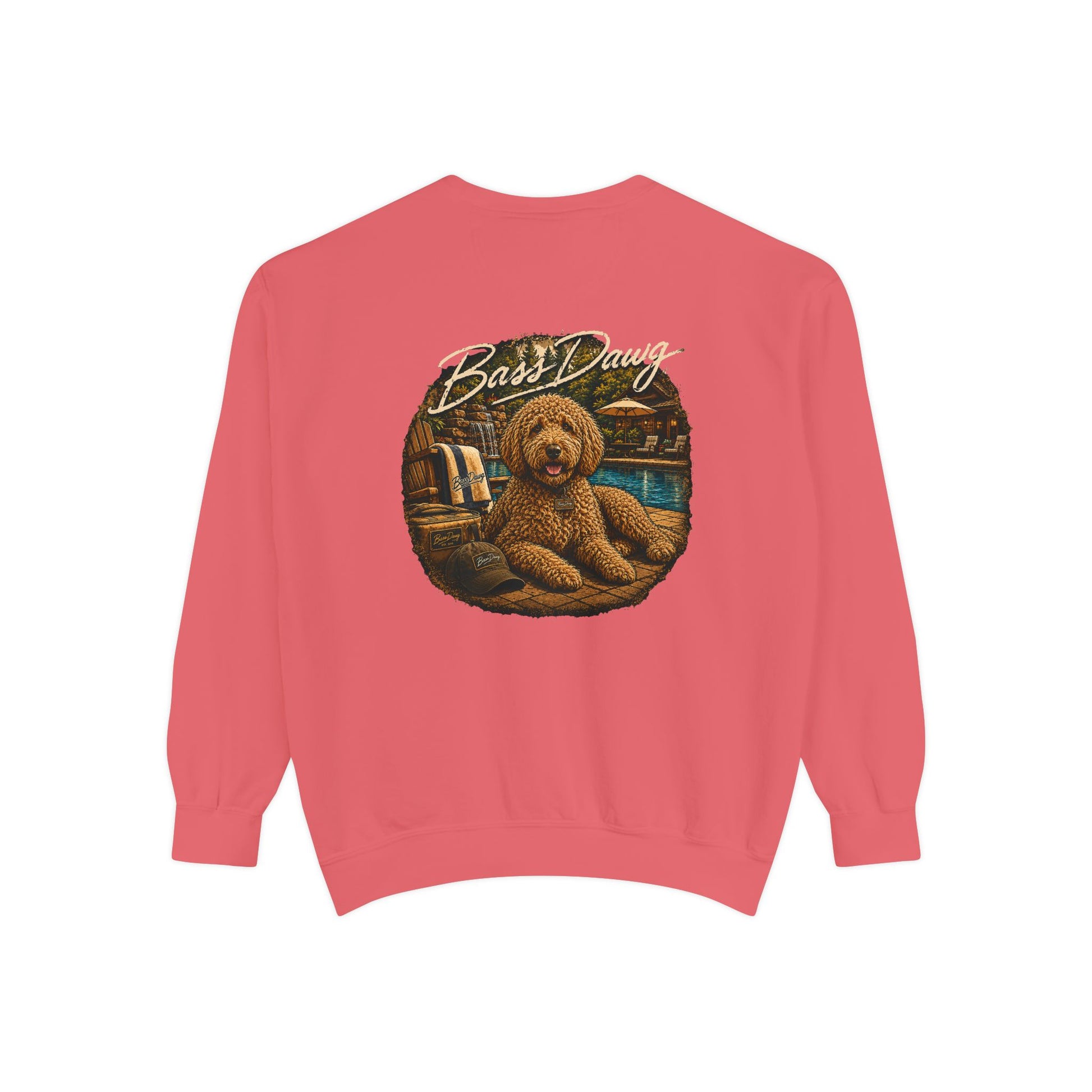 Color: Watermelon | The Dawg Collection - Goldendoodle Crewneck - Watermelon