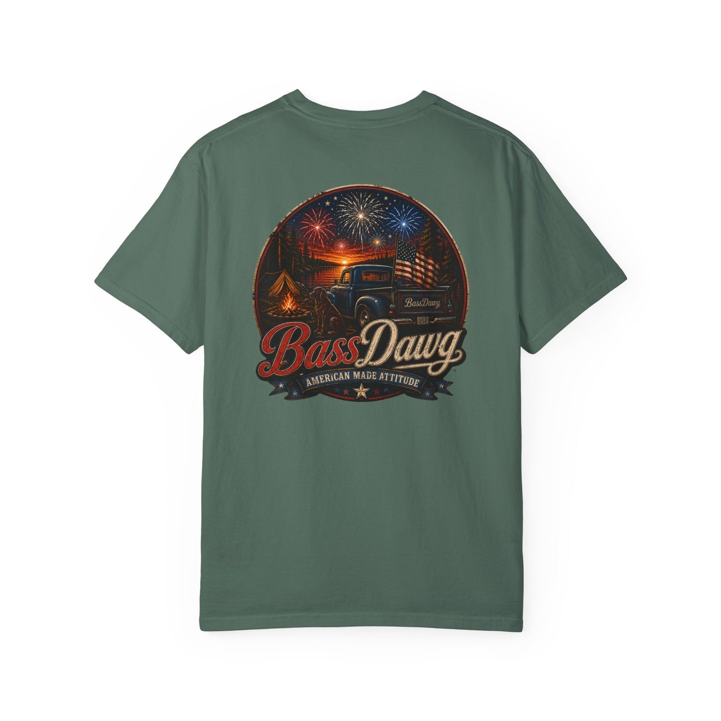 BassDawg America's Brand Tee - American Made Attitude