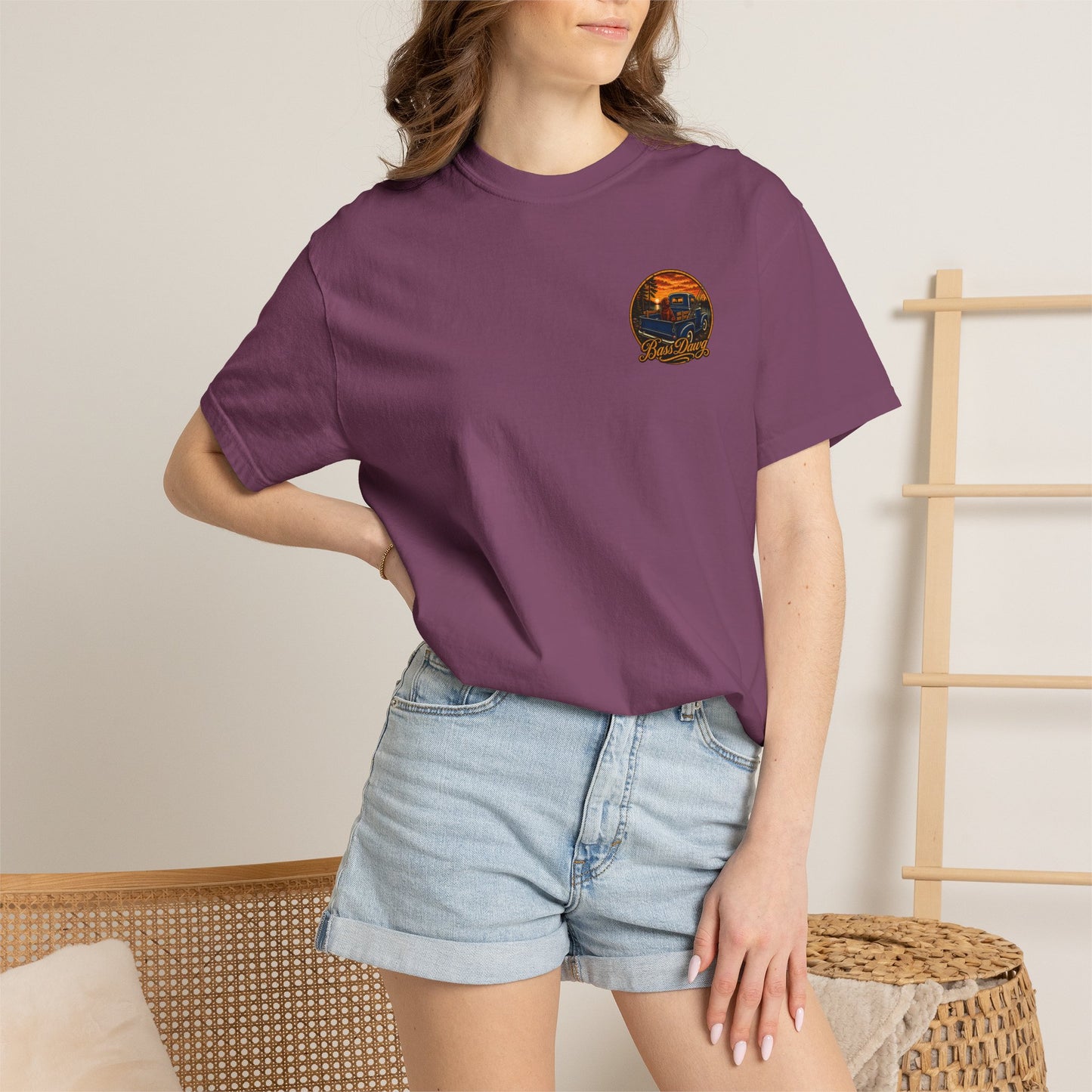 BassDawg Off the Porch Tee - Lakeside Sunset