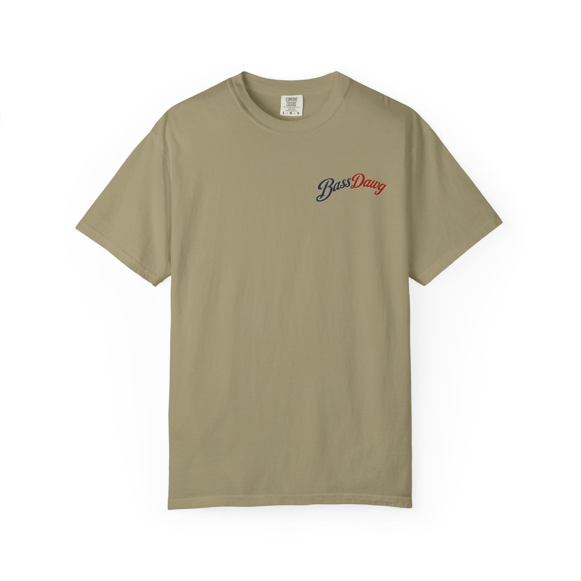 Color: Khaki | BassDawg America's Brand Tee - Born for the Lake - Khaki
