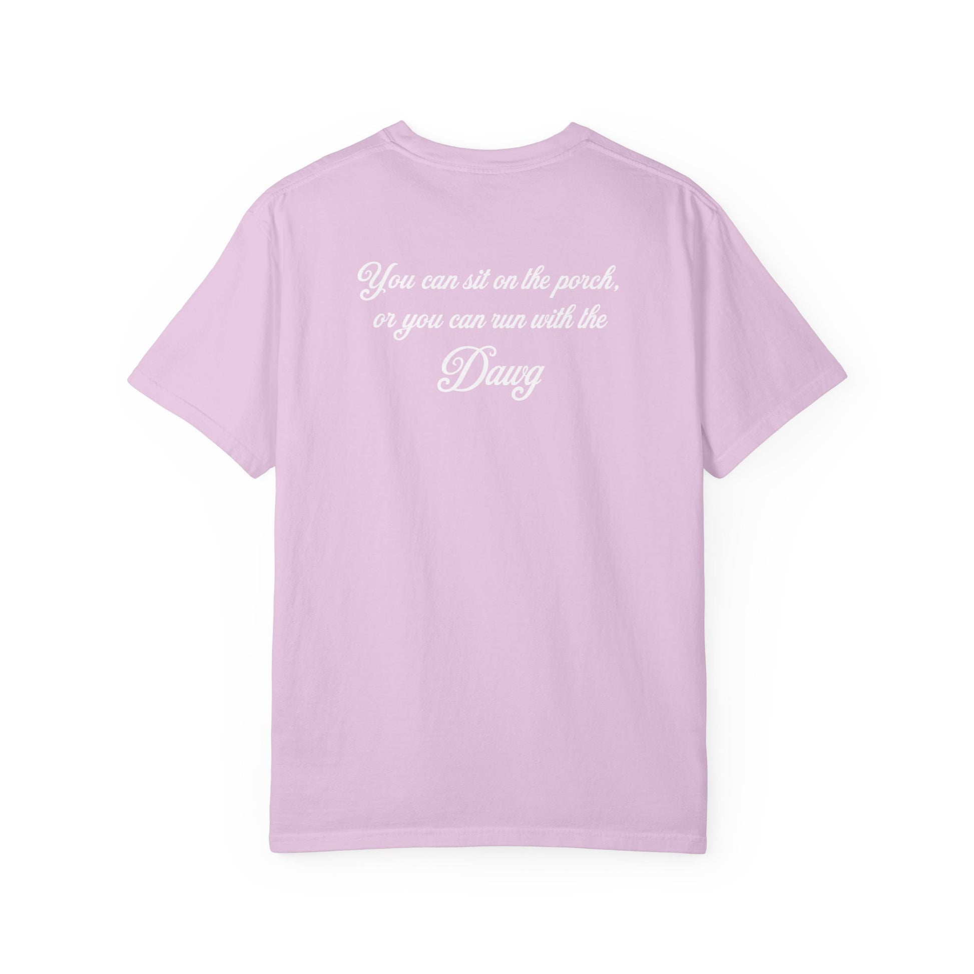 Color: Orchid | BassDawg Off the Porch Tee - White Outline - Orchid