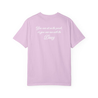 Color: Orchid | BassDawg Off the Porch Tee - White Outline - Orchid