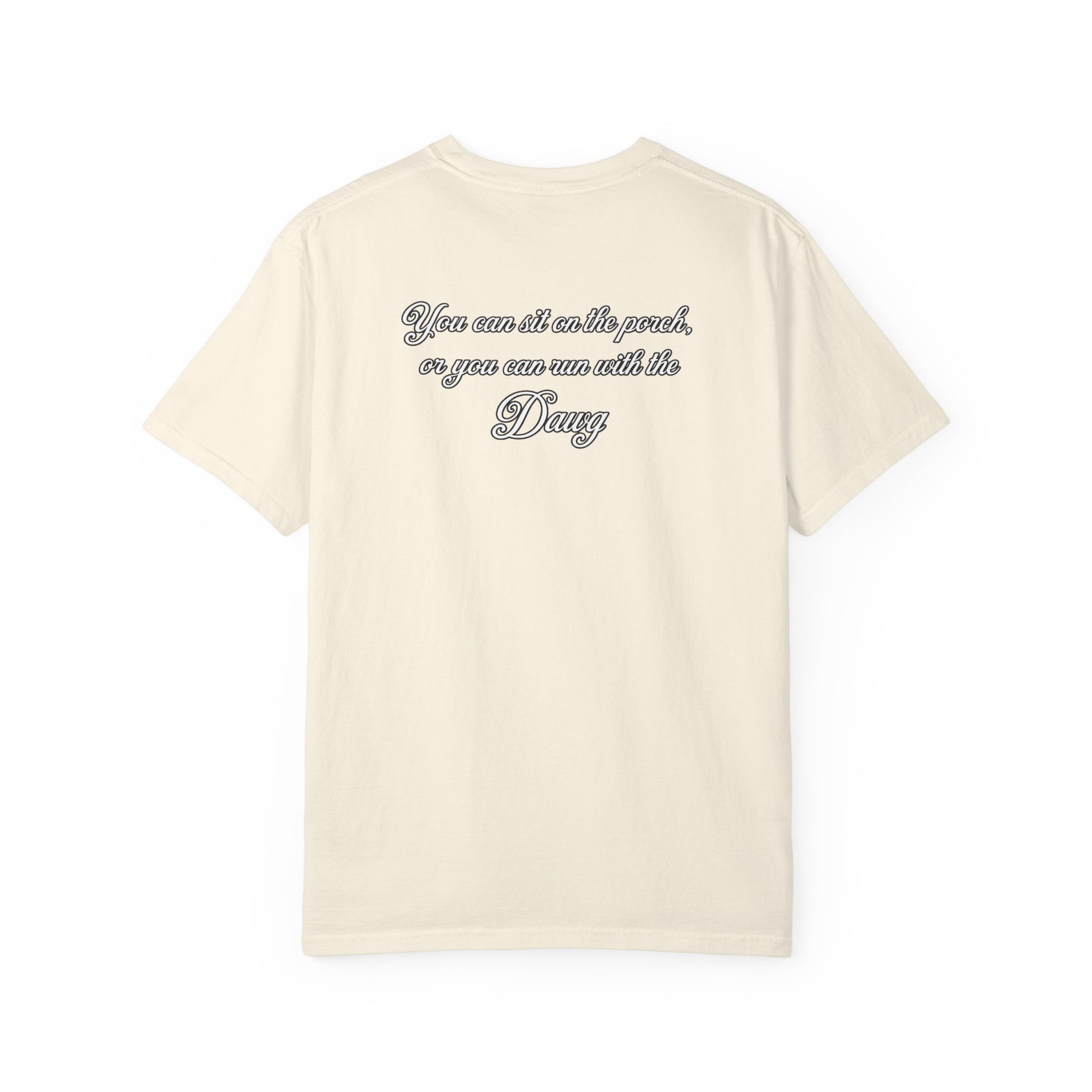 Color: Ivory | BassDawg Off the Porch Tee - White Logo - Ivory
