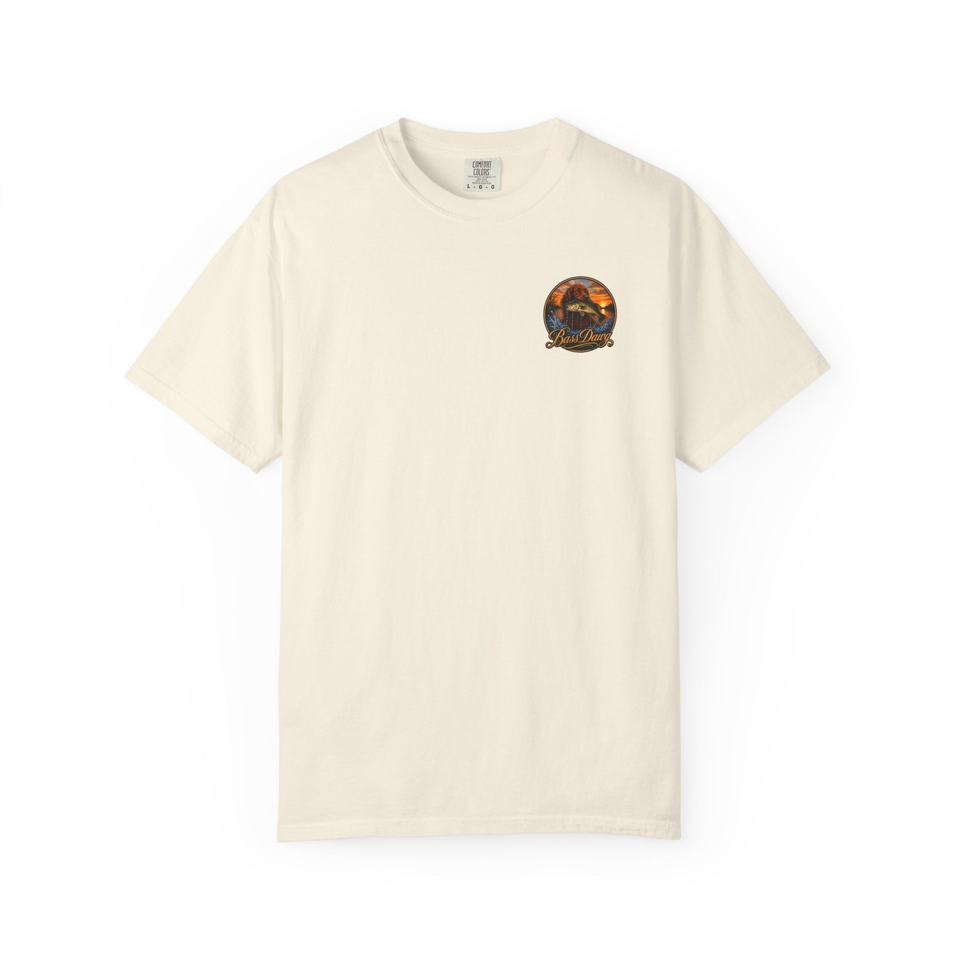 Color: Ivory | BassDawg Off the Porch Tee - Natural Logo - Ivory