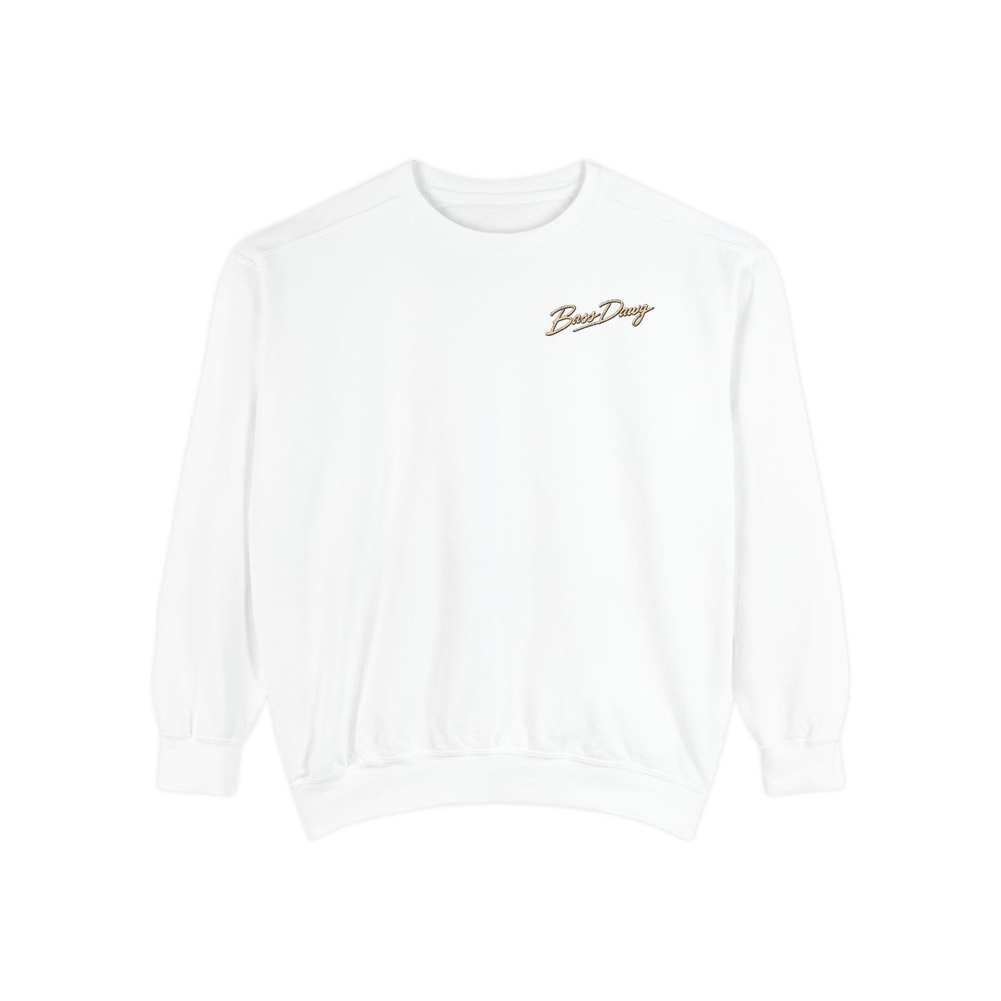Color: White | The Dawg Collection - Goldendoodle Crewneck - White