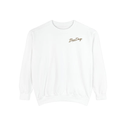 Color: White | The Dawg Collection - Goldendoodle Crewneck - White