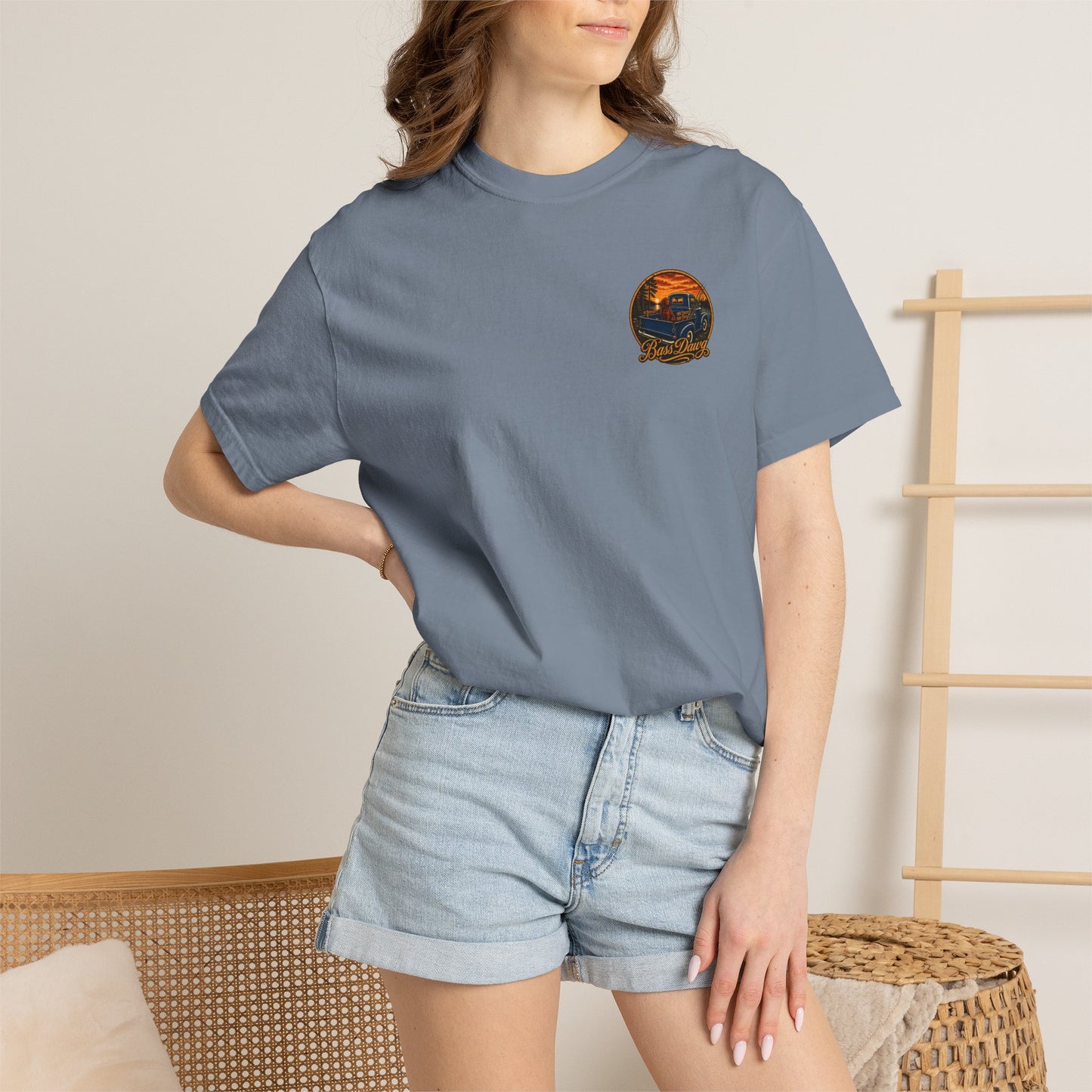BassDawg Off the Porch Tee - Lakeside Sunset