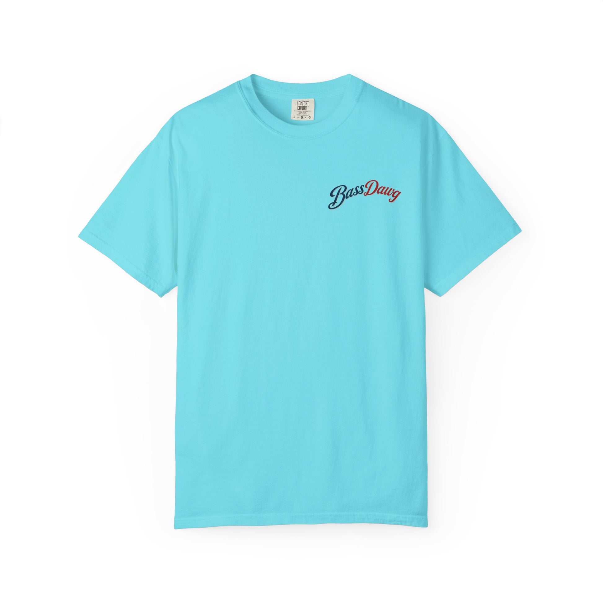 Color: Lagoon Blue | BassDawg America's Brand Tee - Born for the Lake - Lagoon Blue