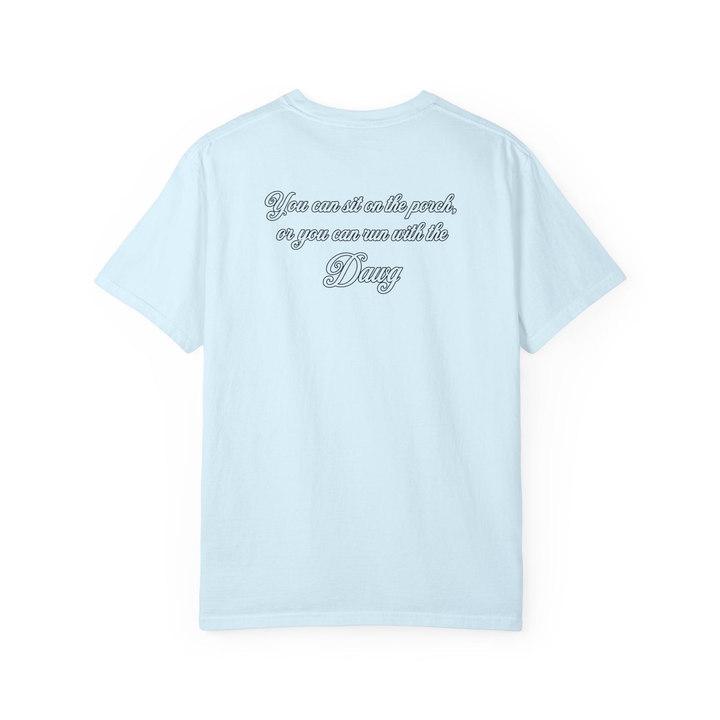 Color: Chambray | BassDawg Off the Porch Tee - Natural Outline - Chambray