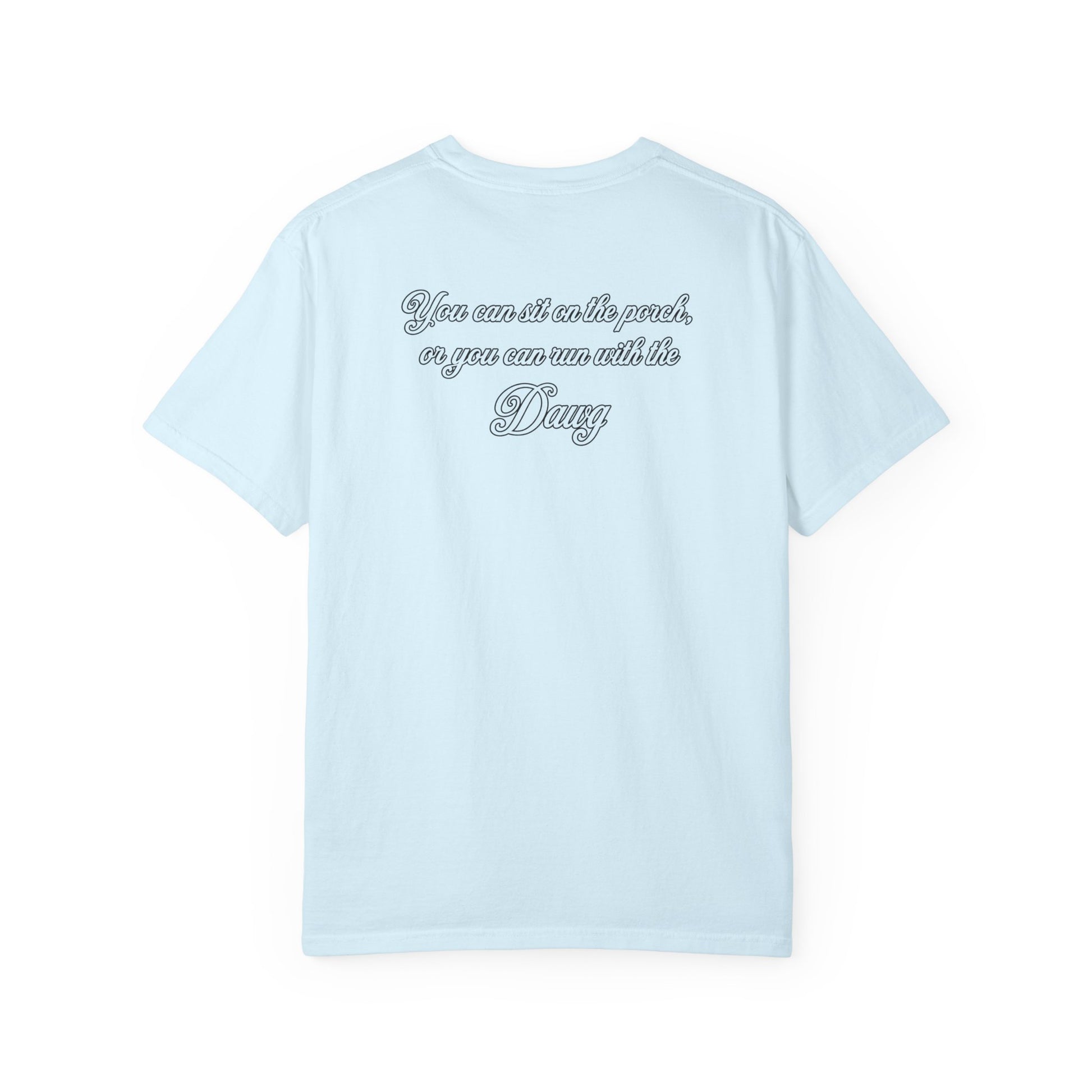 Color: Chambray | BassDawg Off the Porch Tee - Natural Outline - Chambray