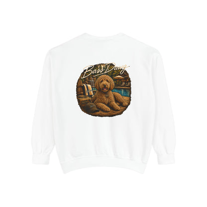 Color: White | The Dawg Collection - Goldendoodle Crewneck - White