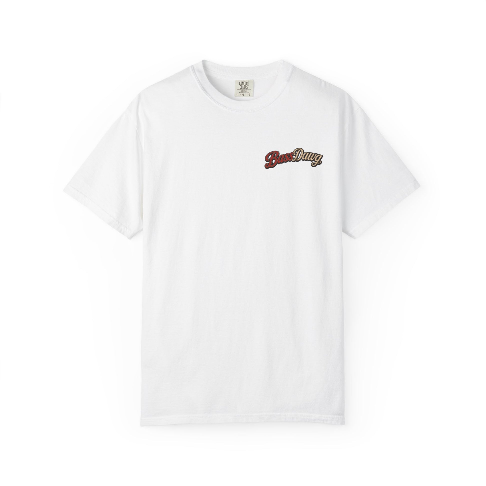 Color: White | BassDawg America's Brand Tee - American Made Attitude - White