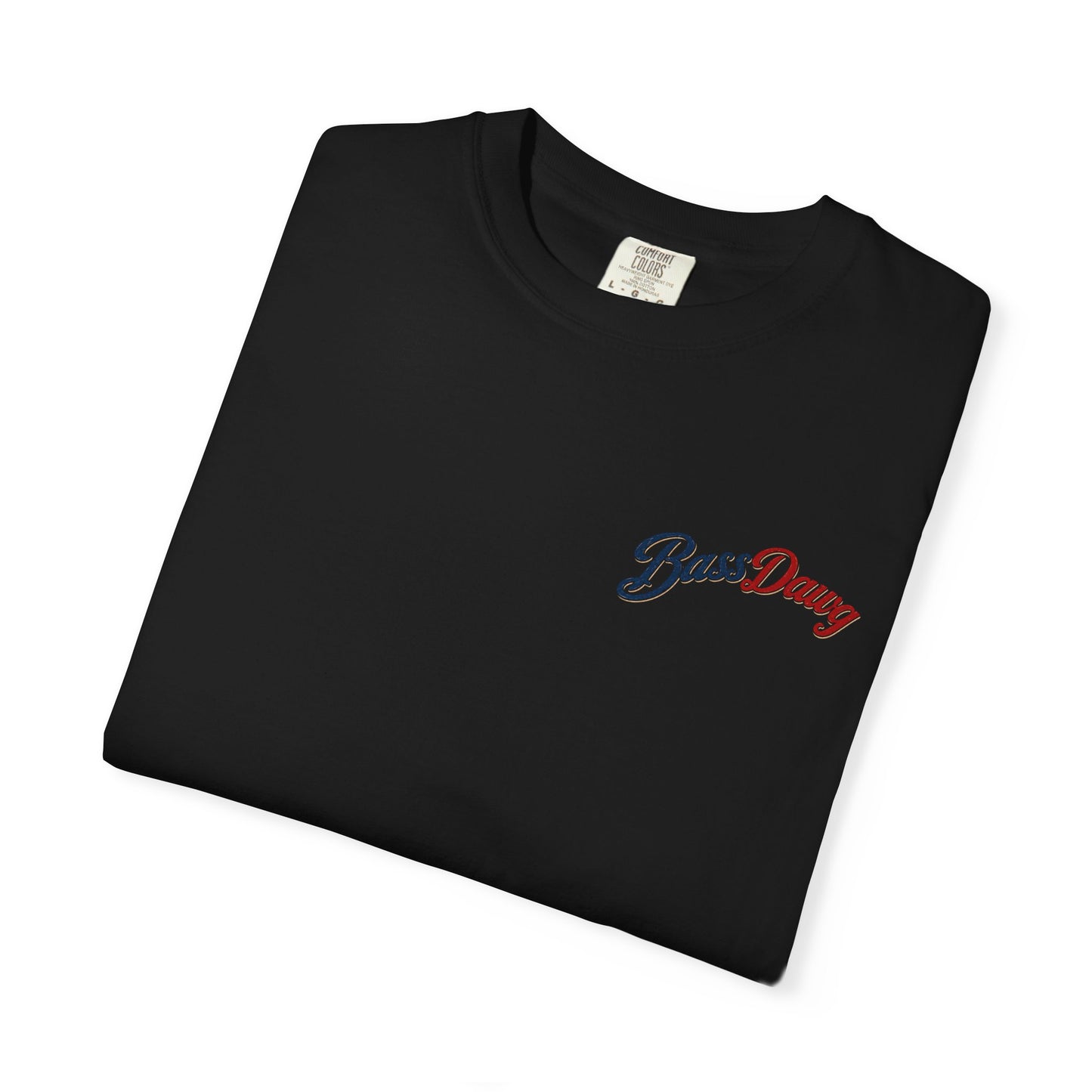 Color: Black | BassDawg America's Brand Tee - Born for the Lake - Black