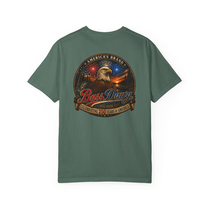 Color: Blue Spruce | BassDawg America's Brand Tee - 250 Years Strong - Blue Spruce