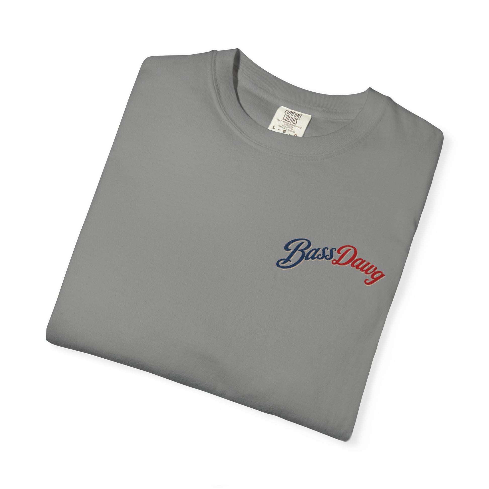 Color: Granite | BassDawg America's Brand Tee - Born for the Lake - Granite