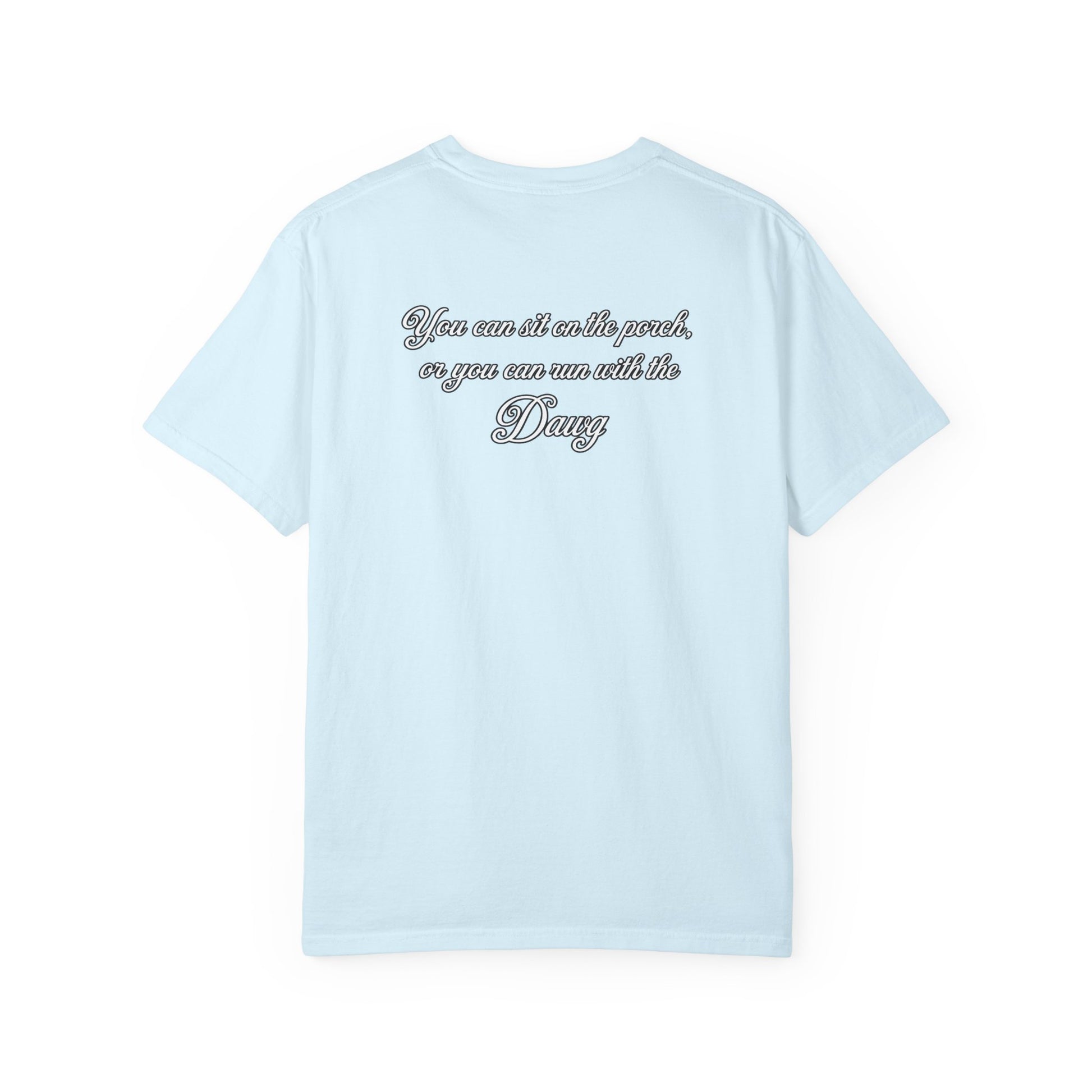 Color: Chambray | BassDawg Off the Porch Tee - Lakeside Sunset - Chambray