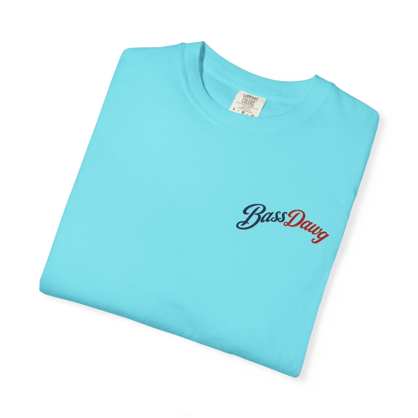 Color: Lagoon Blue | BassDawg America's Brand Tee - Born for the Lake - Lagoon Blue