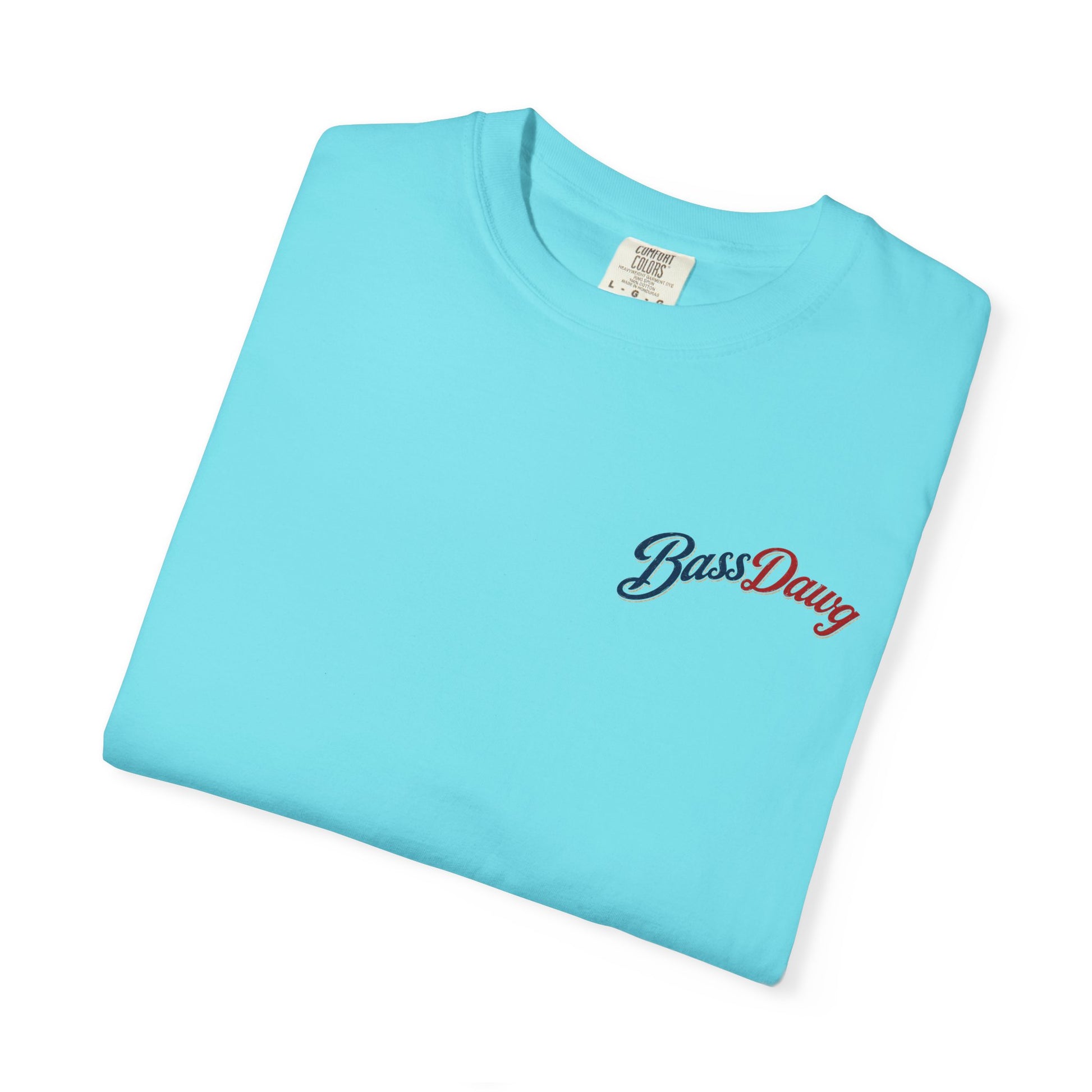 Color: Lagoon Blue | BassDawg America's Brand Tee - Born for the Lake - Lagoon Blue