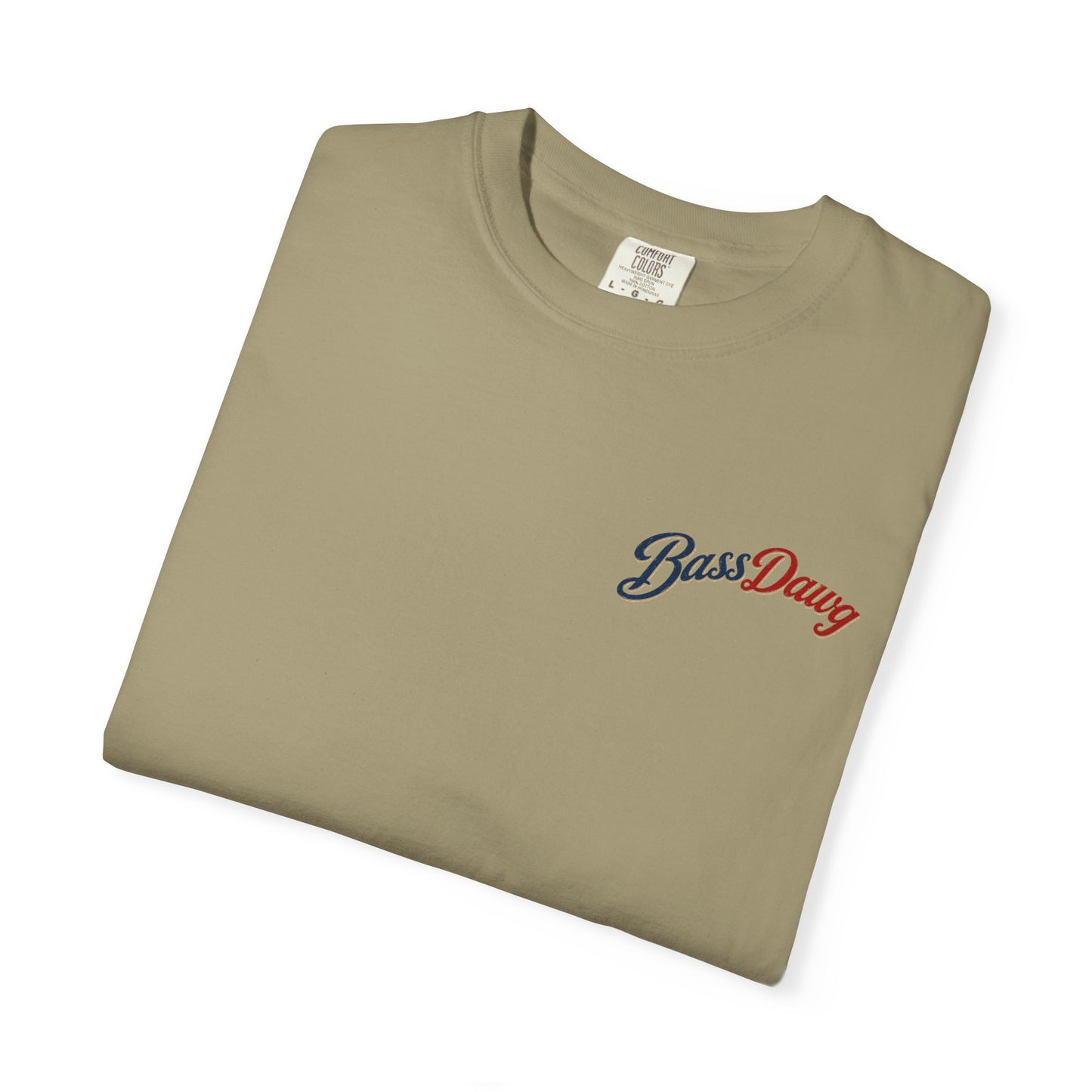 Color: Khaki | BassDawg America's Brand Tee - Born for the Lake - Khaki