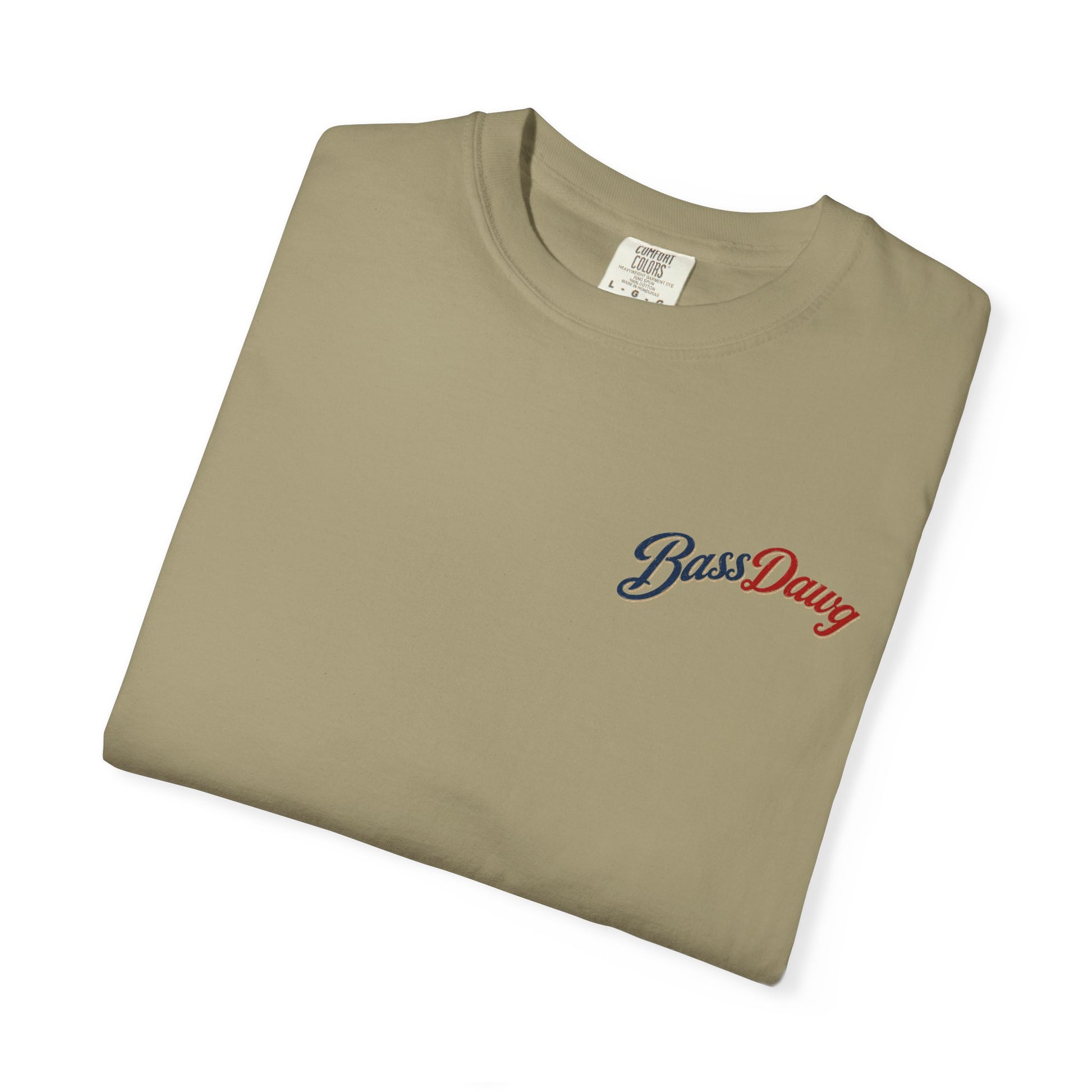 Color: Khaki | BassDawg America's Brand Tee - Born for the Lake - Khaki