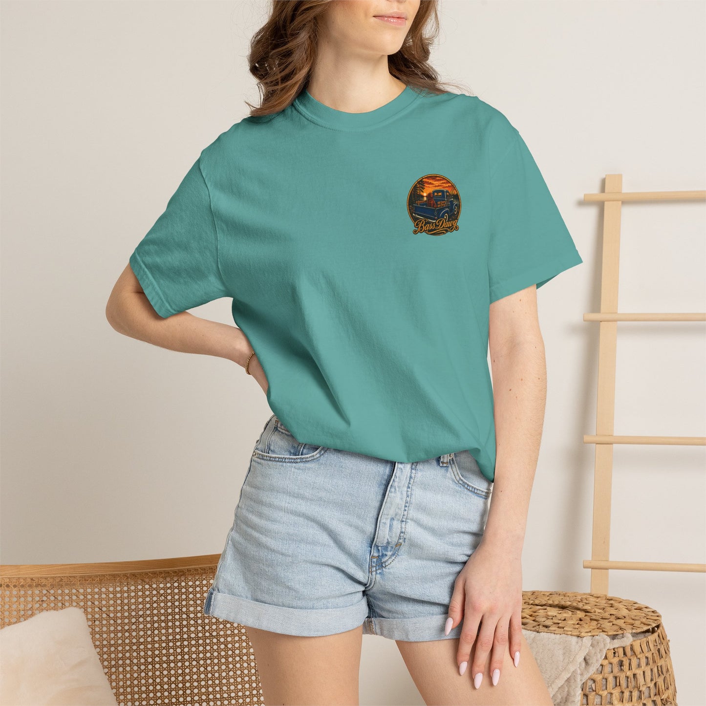 BassDawg Off the Porch Tee - Lakeside Sunset