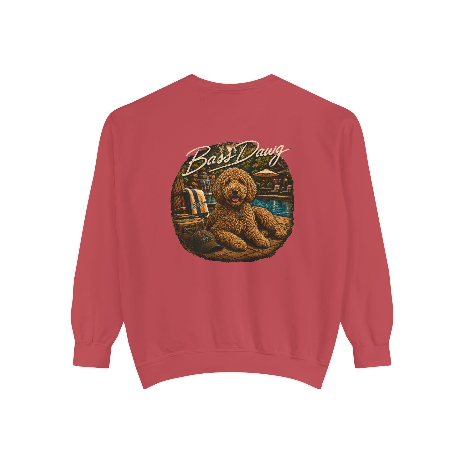Color: Crimson | The Dawg Collection - Goldendoodle Crewneck - Crimson