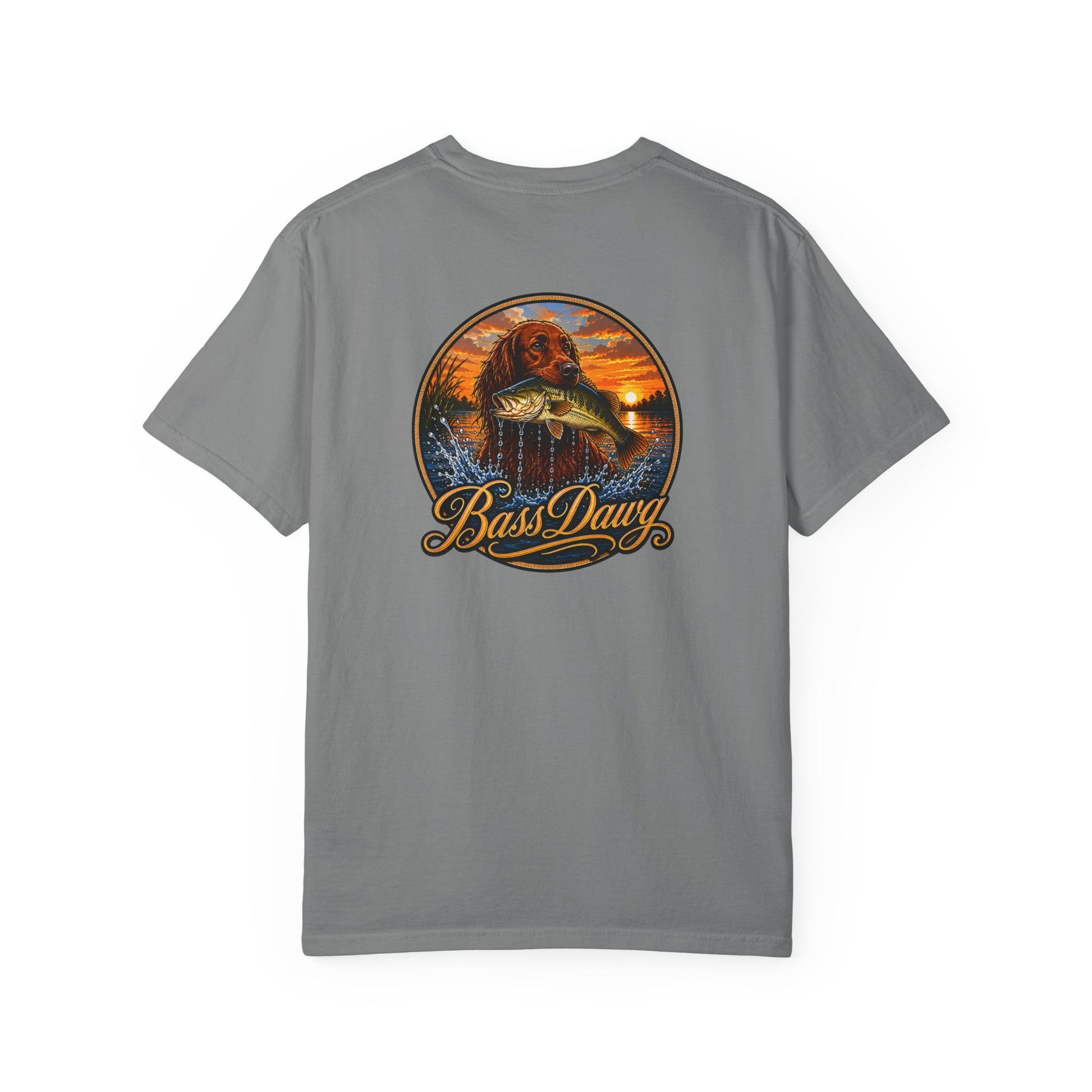 Color: Grey | BassDawg Premium Logo Tee - Grey