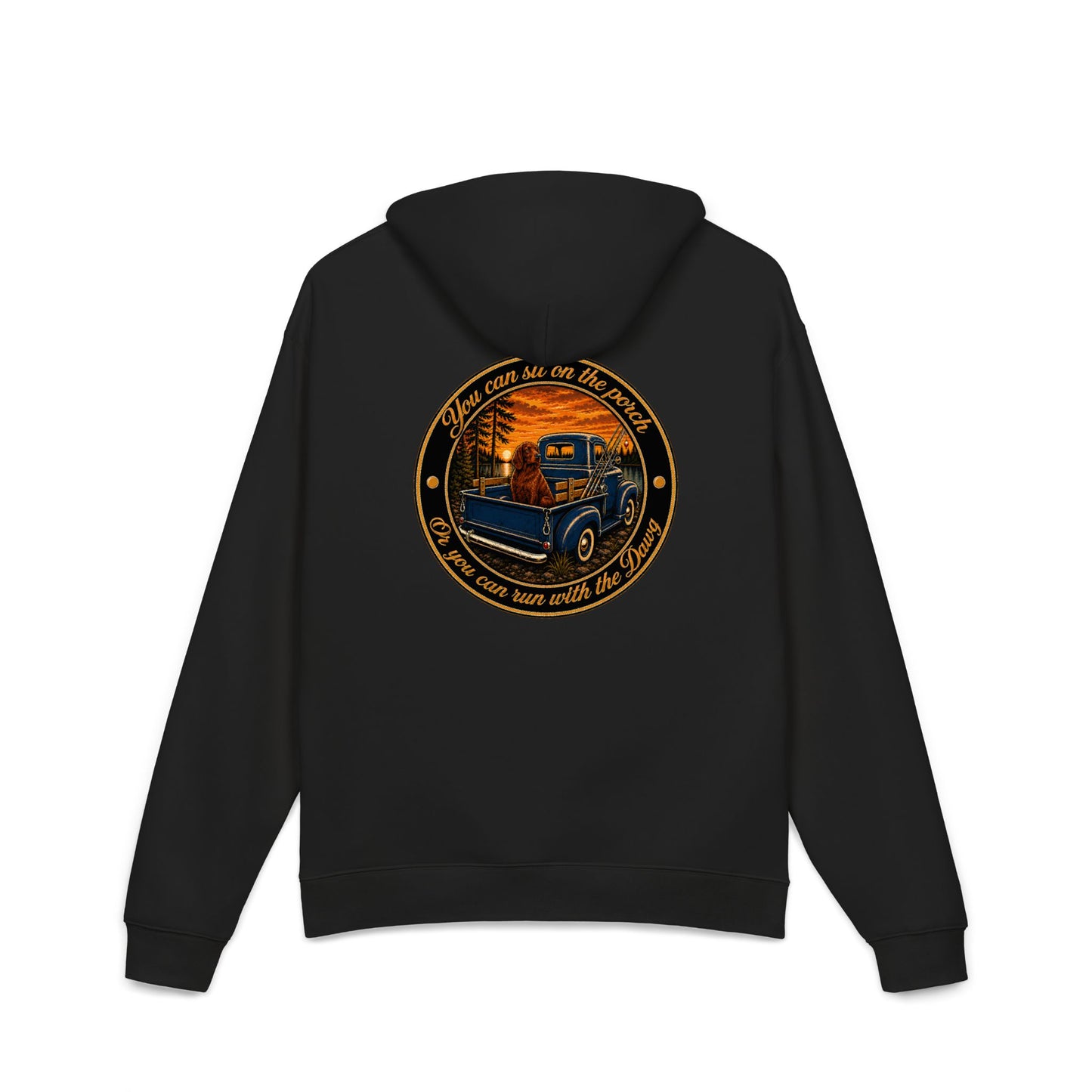 Color: Black | BassDawg Backroad Hoodie - Lakeside Truck - Black