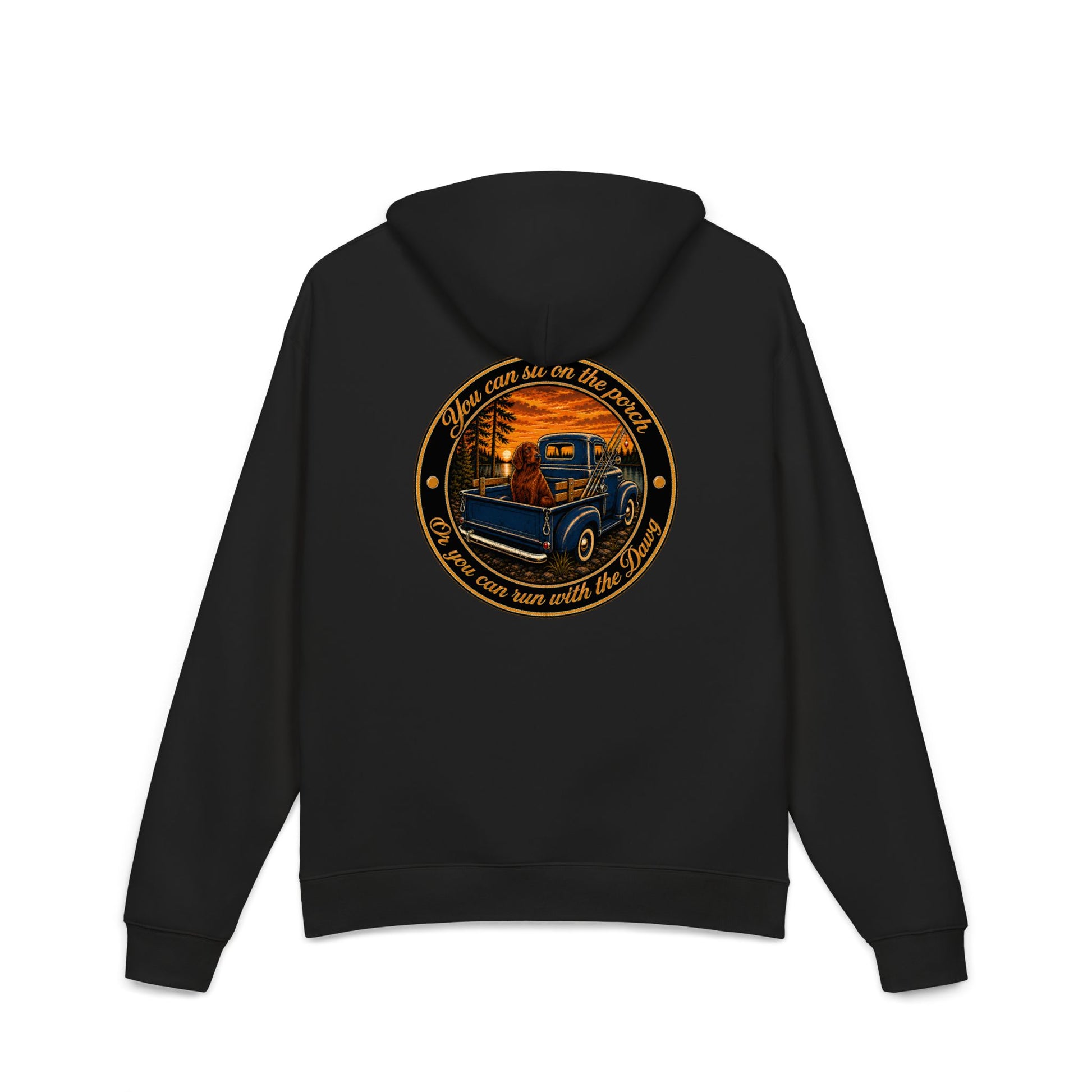 Color: Black | BassDawg Backroad Hoodie - Lakeside Truck - Black