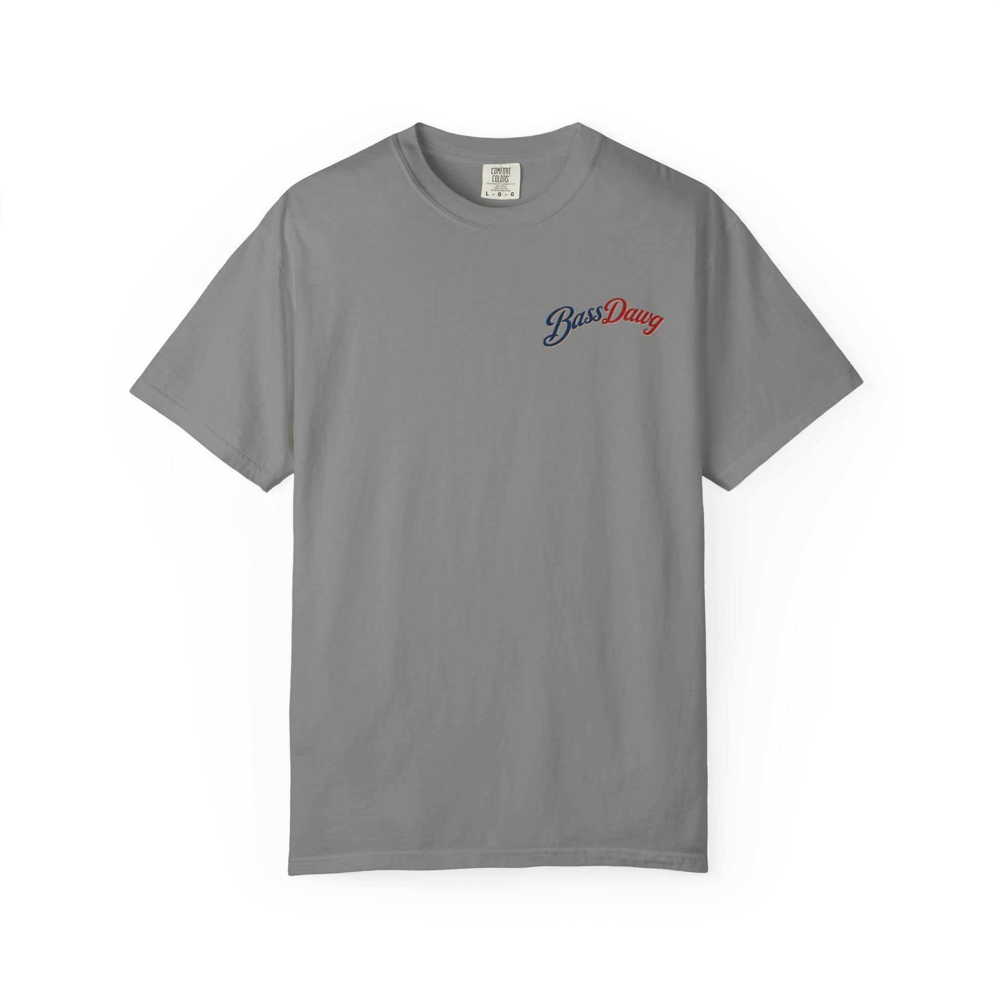 Color: Granite | BassDawg America's Brand Tee - Born for the Lake - Granite
