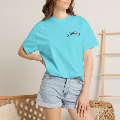 Color: Lagoon Blue | BassDawg America's Brand Tee - Born for the Lake - Lagoon Blue