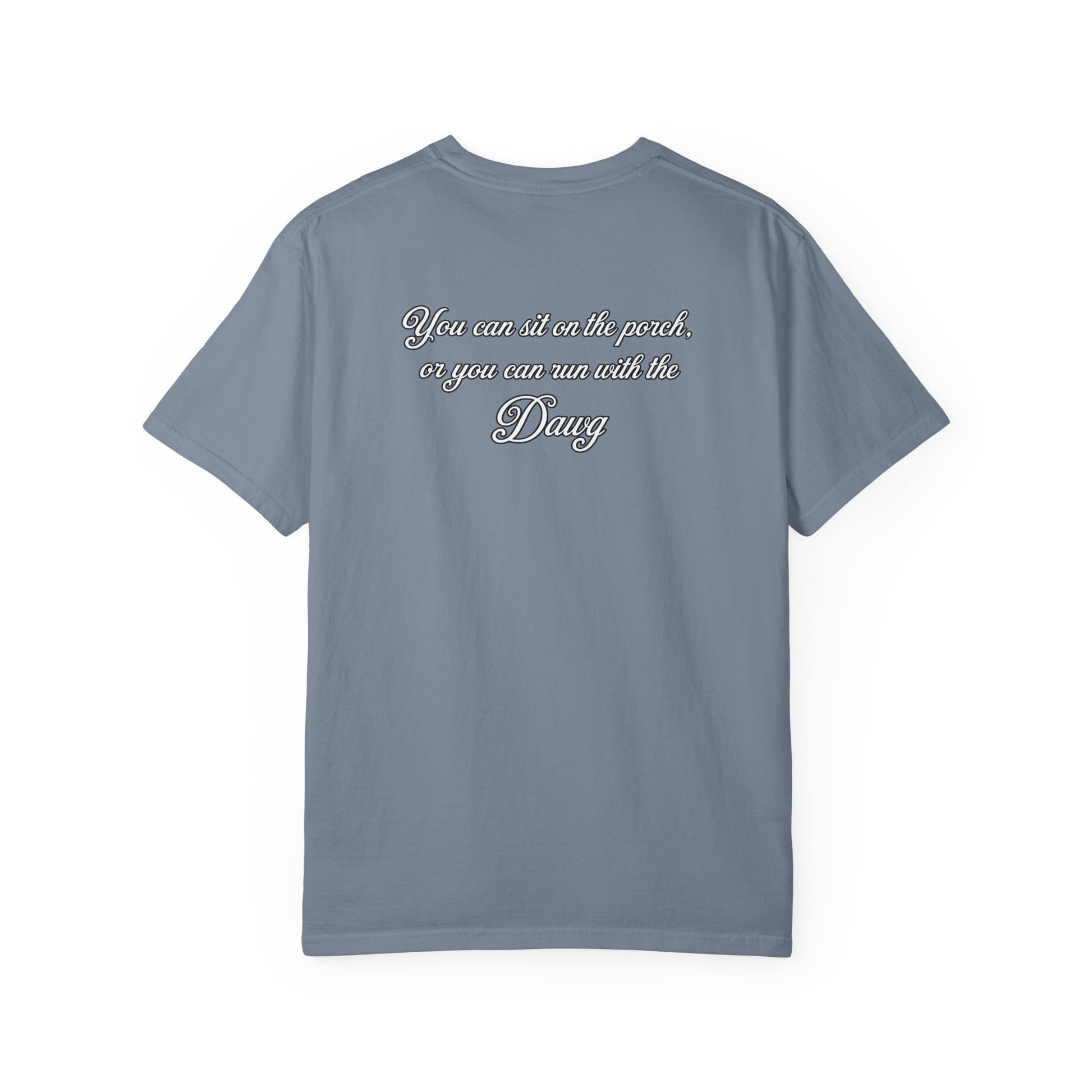 Color: Blue Jean | BassDawg Off the Porch Tee - Lakeside Sunset - Blue Jean