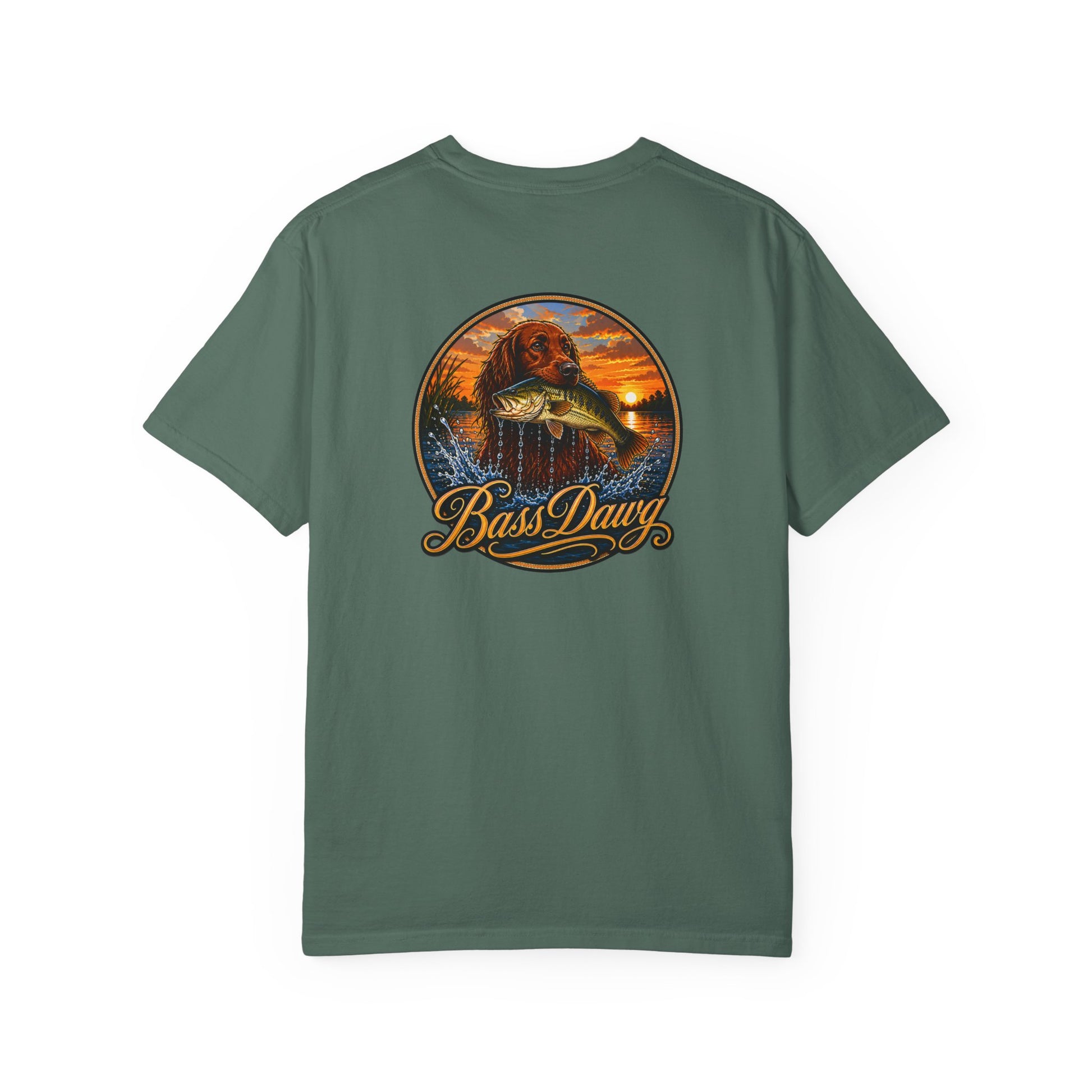 Color: Blue Spruce | BassDawg Premium Logo Tee - Blue Spruce