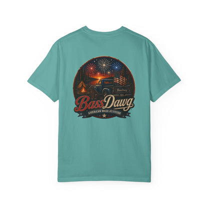 Color: Seafoam | BassDawg America's Brand Tee - American Made Attitude - Seafoam