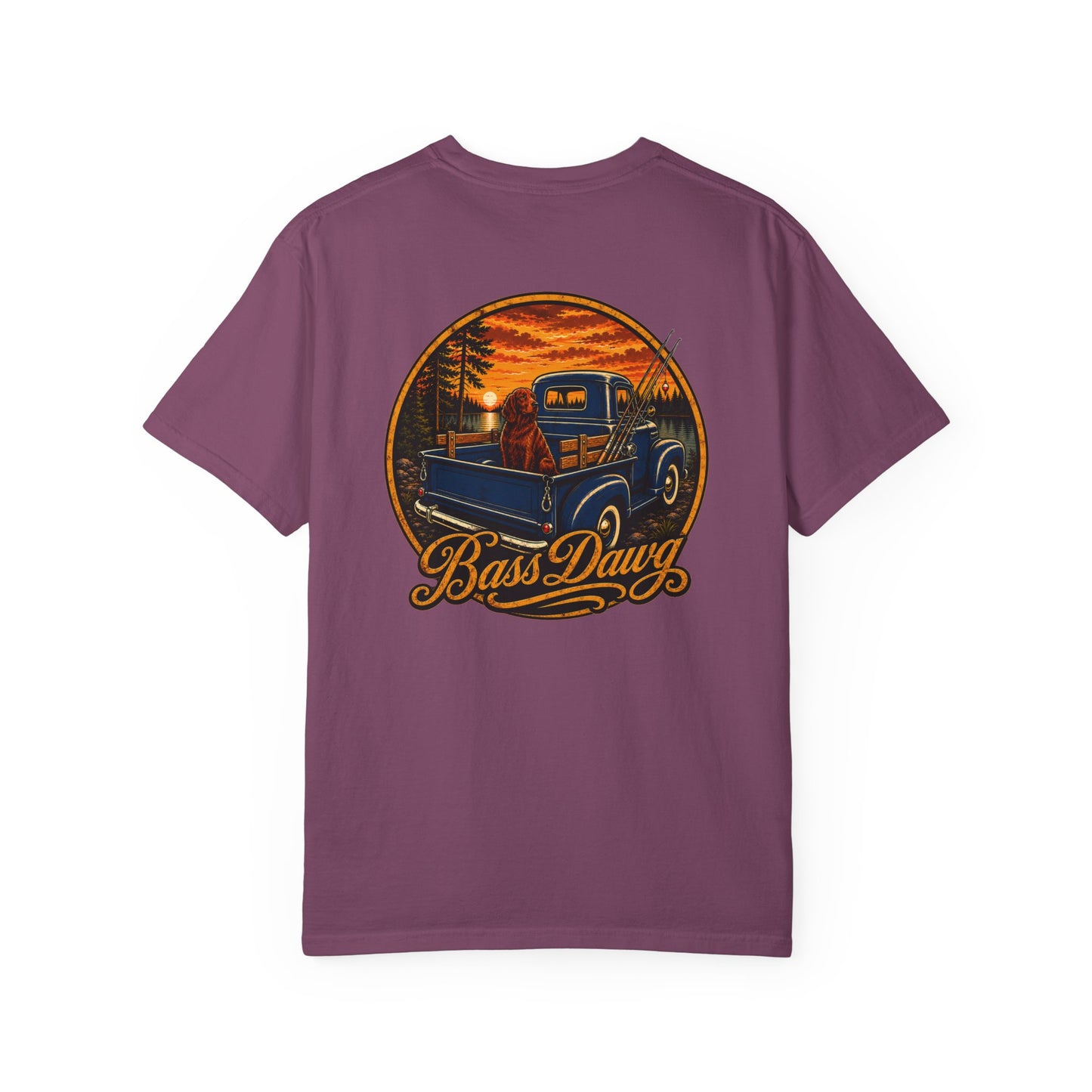 Color: Berry | BassDawg Lakeside Truck Tee - Berry