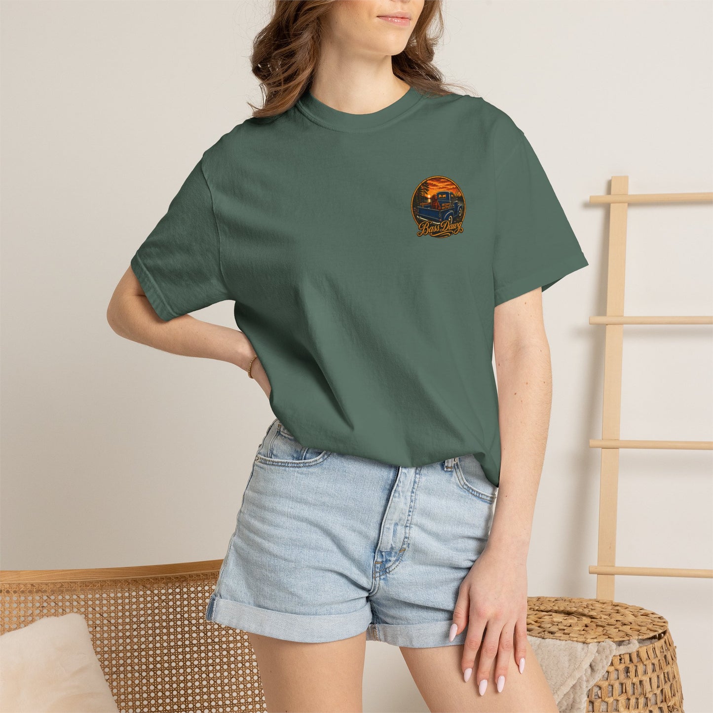 BassDawg Off the Porch Tee - Lakeside Sunset