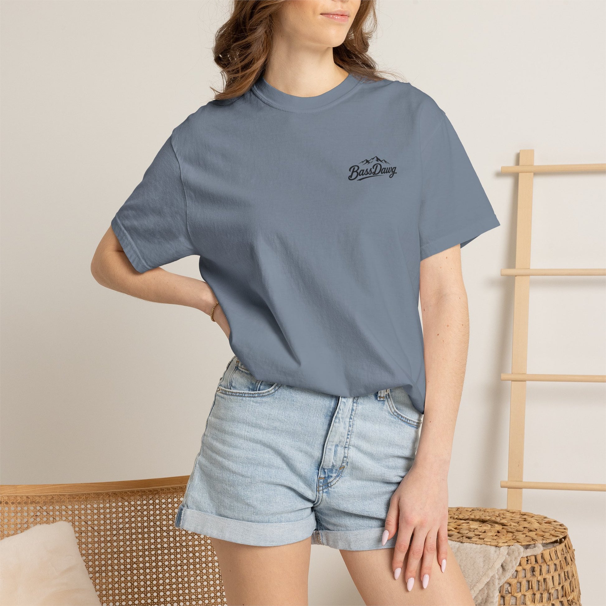 Color: Blue Jean | BassDawg Everyday Tee - Alpine - Blue Jean