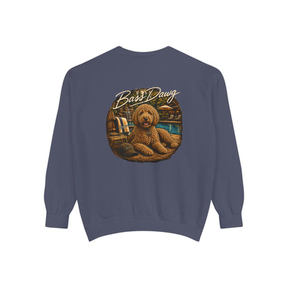 Color: Denim | The Dawg Collection - Goldendoodle Crewneck - Denim