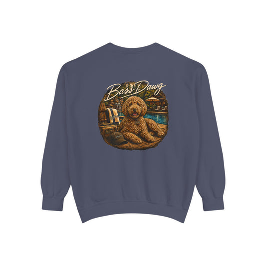 Color: Denim | The Dawg Collection - Goldendoodle Crewneck - Denim