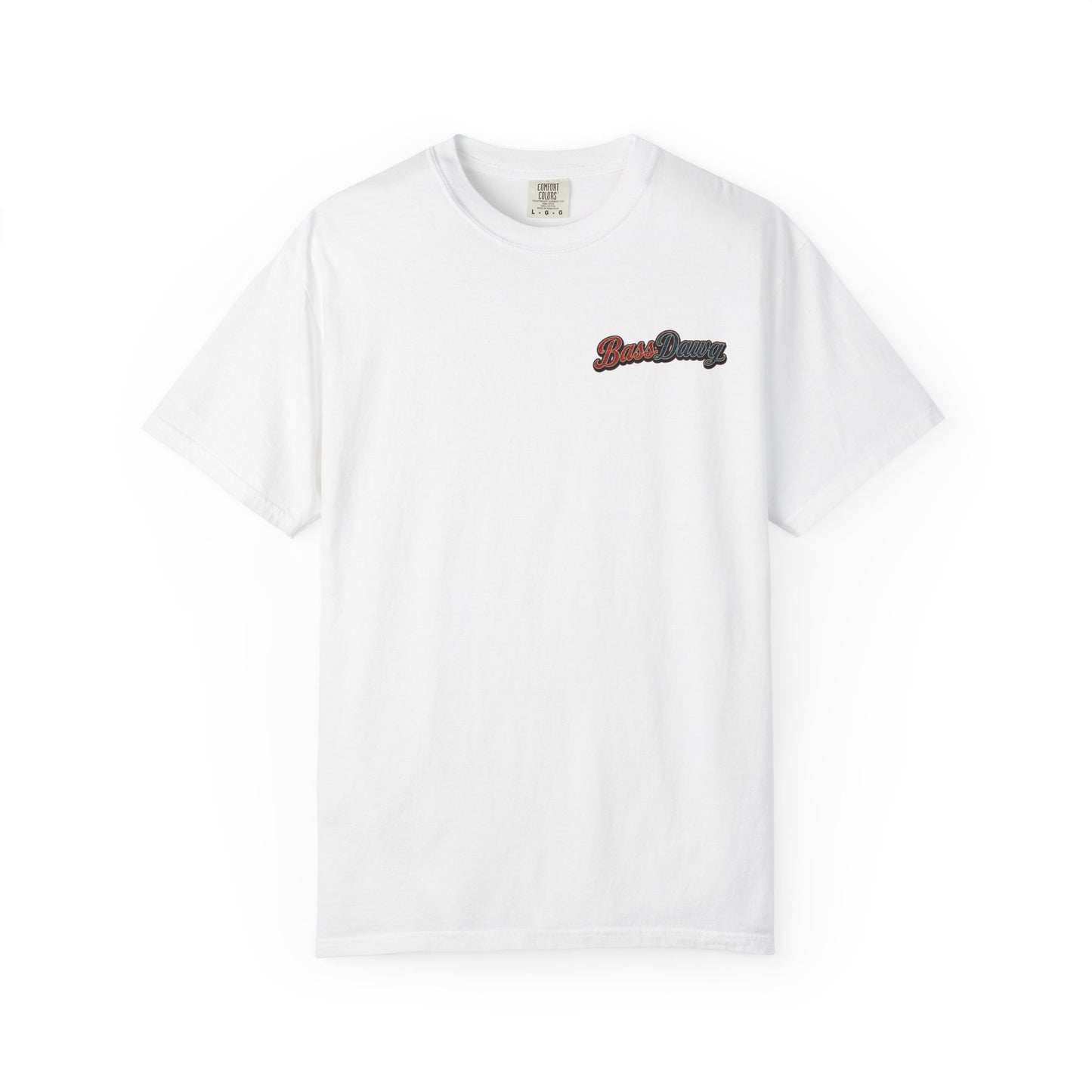 Color: White | BassDawg America's Brand Tee - Land of the Free - White