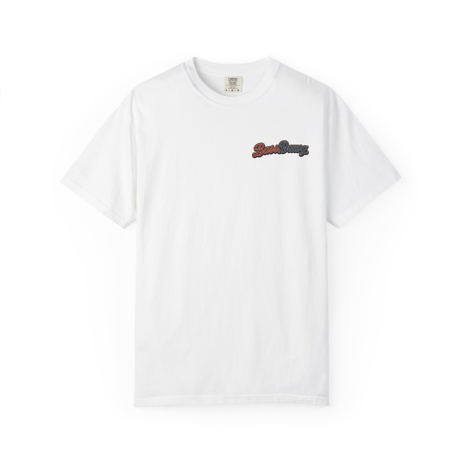 Color: White | BassDawg America's Brand Tee - Land of the Free - White