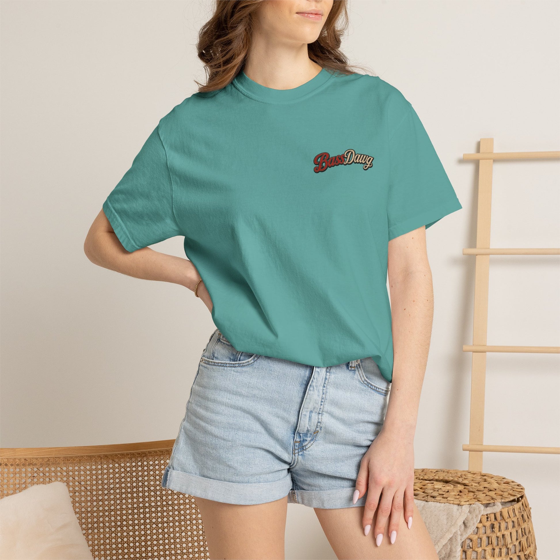 Color: Seafoam | BassDawg America's Brand Tee - American Made Attitude - Seafoam