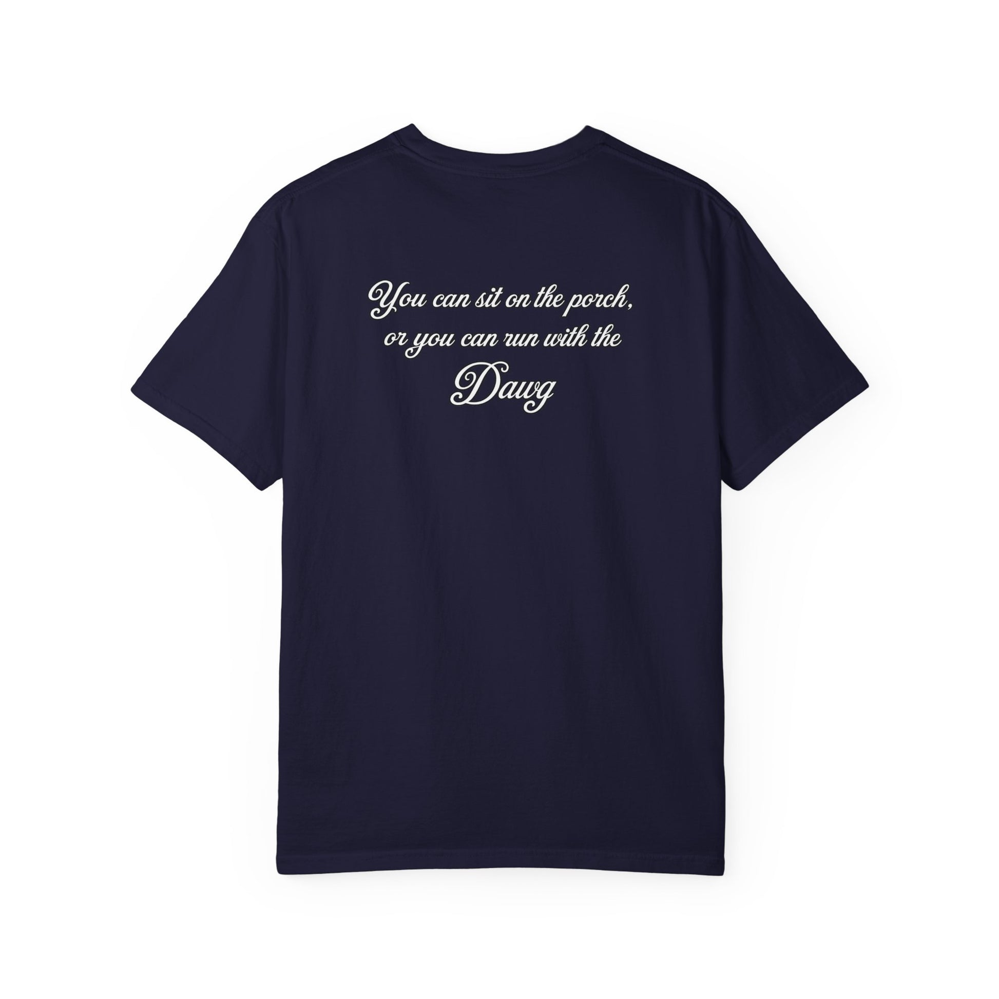 Color: True Navy | BassDawg Off the Porch Tee - Lakeside Sunset - True Navy